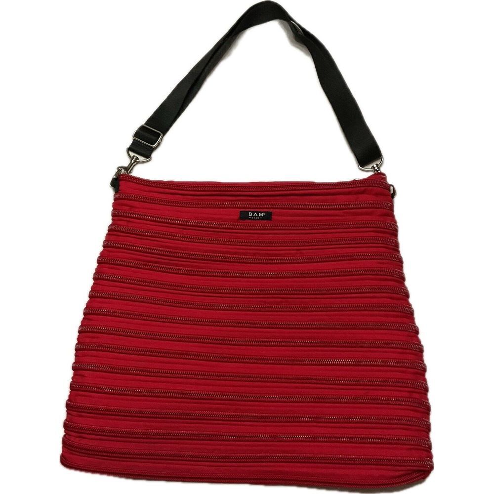 Bam Zipper Backpack Coverts  Messenger‎ Bag Red Large Y2K Nylon